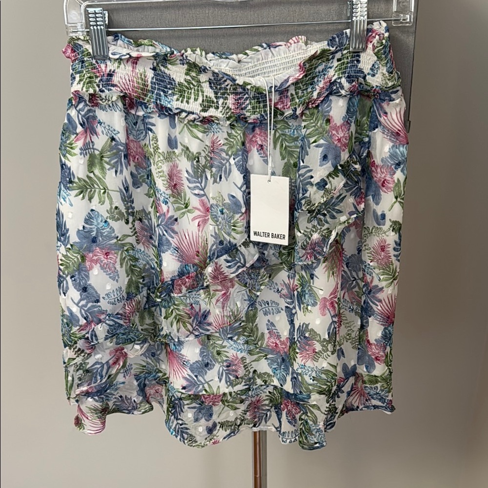 Walter Baker Multicolor Floral Skirt